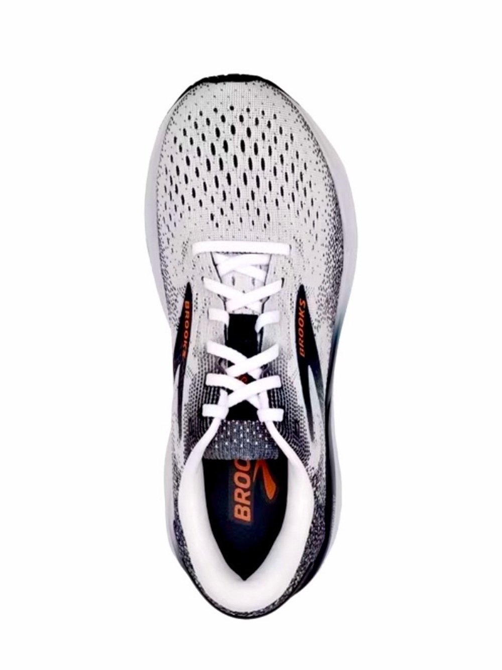Brooks Ghost 16- White and Black Men's Running Shoe size 9